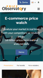 Mobile Screenshot of price-observatory.com